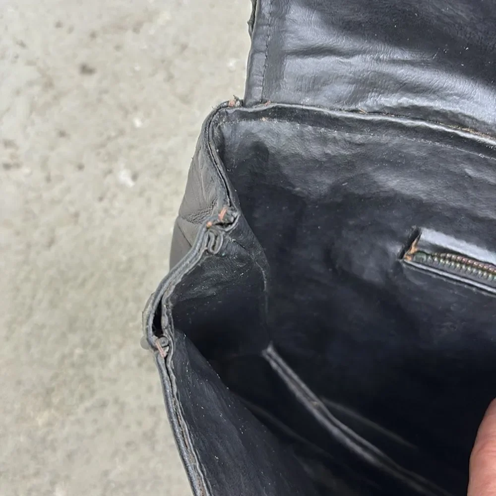 Birdies envelope leather clutch